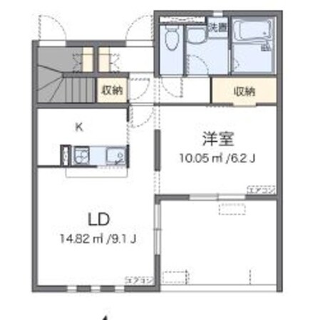 ミランダモトウイング5の物件間取画像